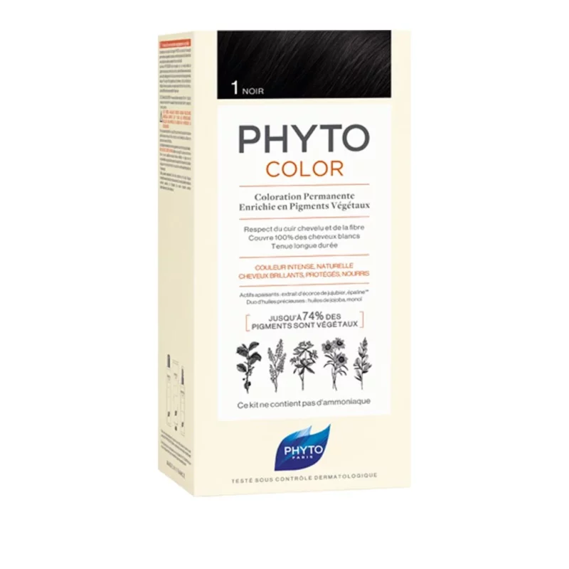 phyto phytocolor couleur soin 1 noir