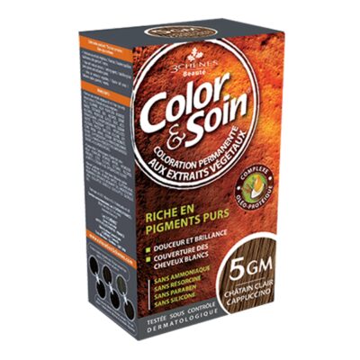 3 Chênes Color & Soin Châtain Clair Cappuccino 5GM