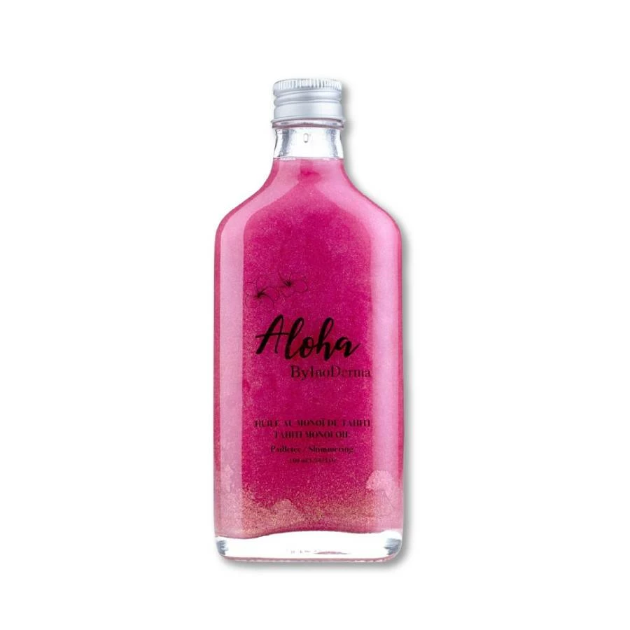 Aloha by inoderma huile au monoï de tahiti pailletée pink