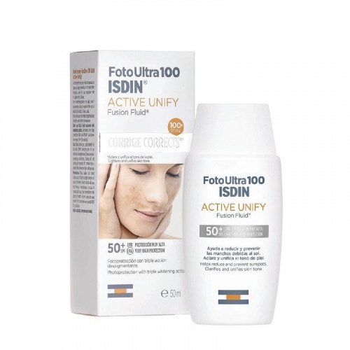 isdin active unify fusion fluid invisible spf 50 50ml