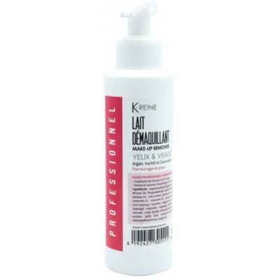 K-REINE Lait Demaquillant Yeux et Visage Argan Karité et Camomille
