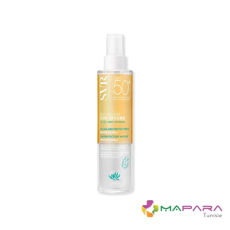 sun secure eau solaire spf 50 200 ml svr maparatunisie