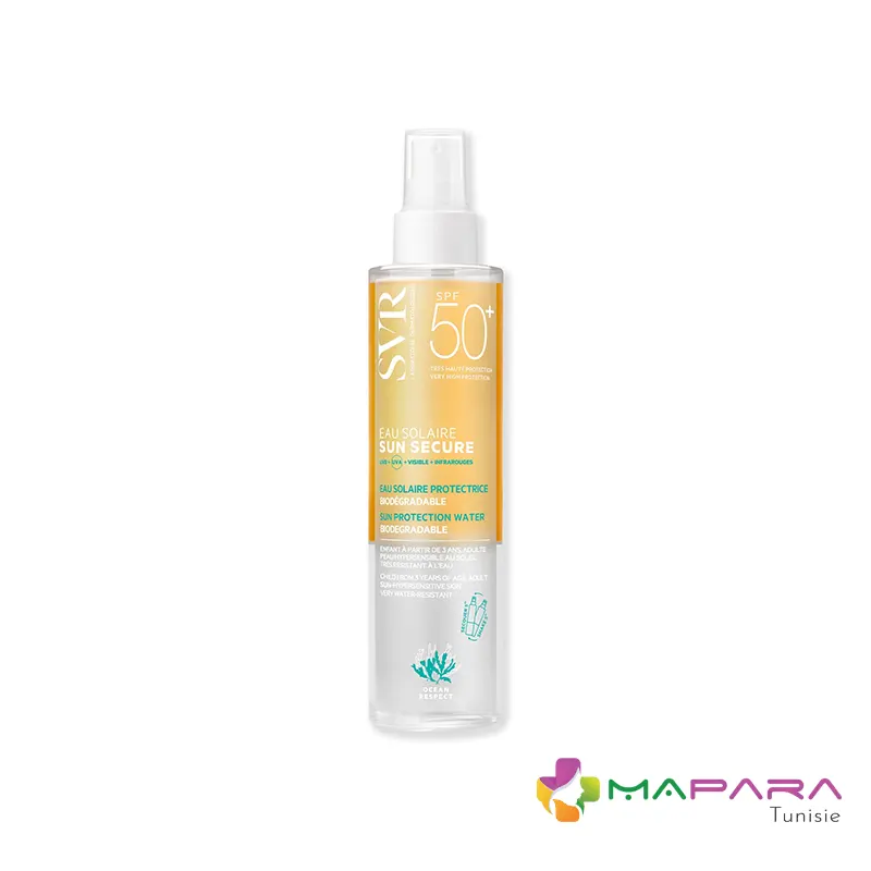 sun secure eau solaire spf 50 200 ml svr maparatunisie