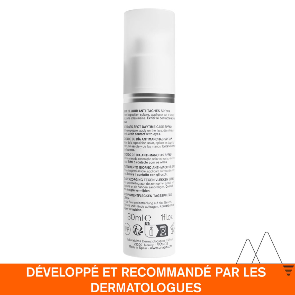 Uriage depiderm soin du jour anti-tâches spf50 30ml