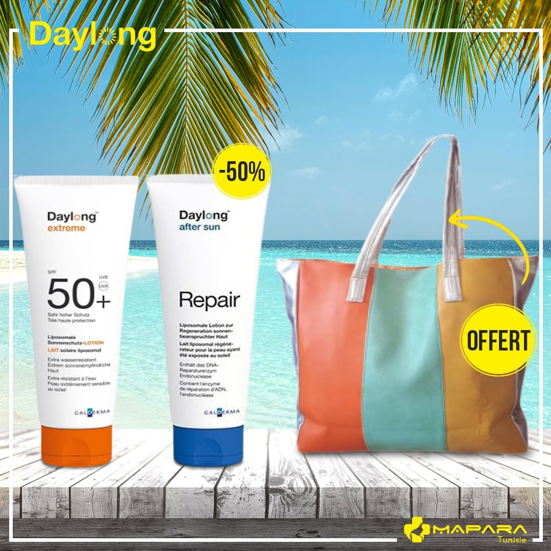 Daylong Extrême Lotion 100ml + After Sun Repair 100ml (Sac De Plage Offerte)