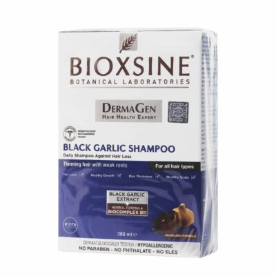 Bioxsine shampoing vegetal à l'ail noir 300ml