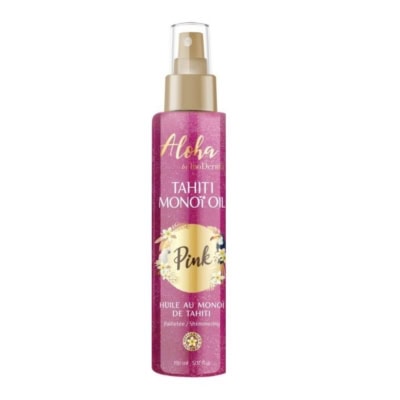 INODERMA ALOHA Huile au Monoï de Tahiti Pailletée PINK 150ml SPRAY
