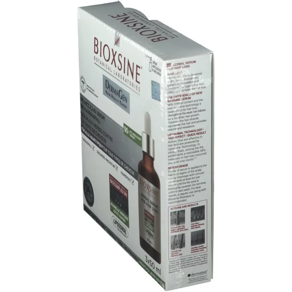 Bioxsine serum aux herbes anti-chute 3x50ml