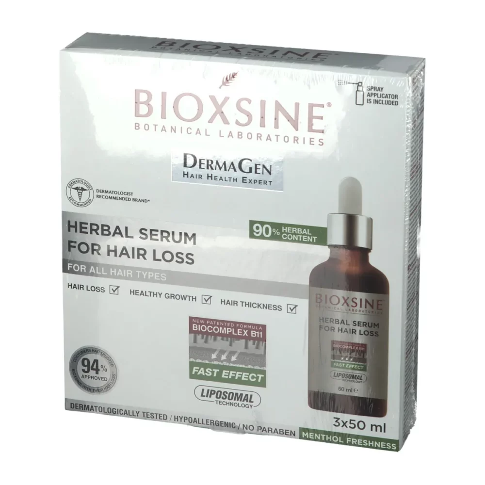 Bioxsine serum aux herbes anti-chute 3x50ml