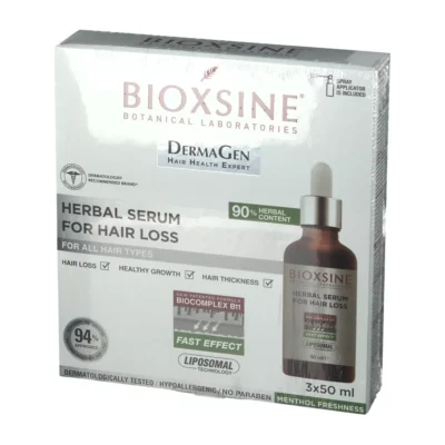BIOXSINE Serum Aux Herbes Anti-Chute 3x50ml