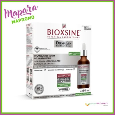 BIOXSINE Serum Aux Herbes Anti-Chute 3x50ml