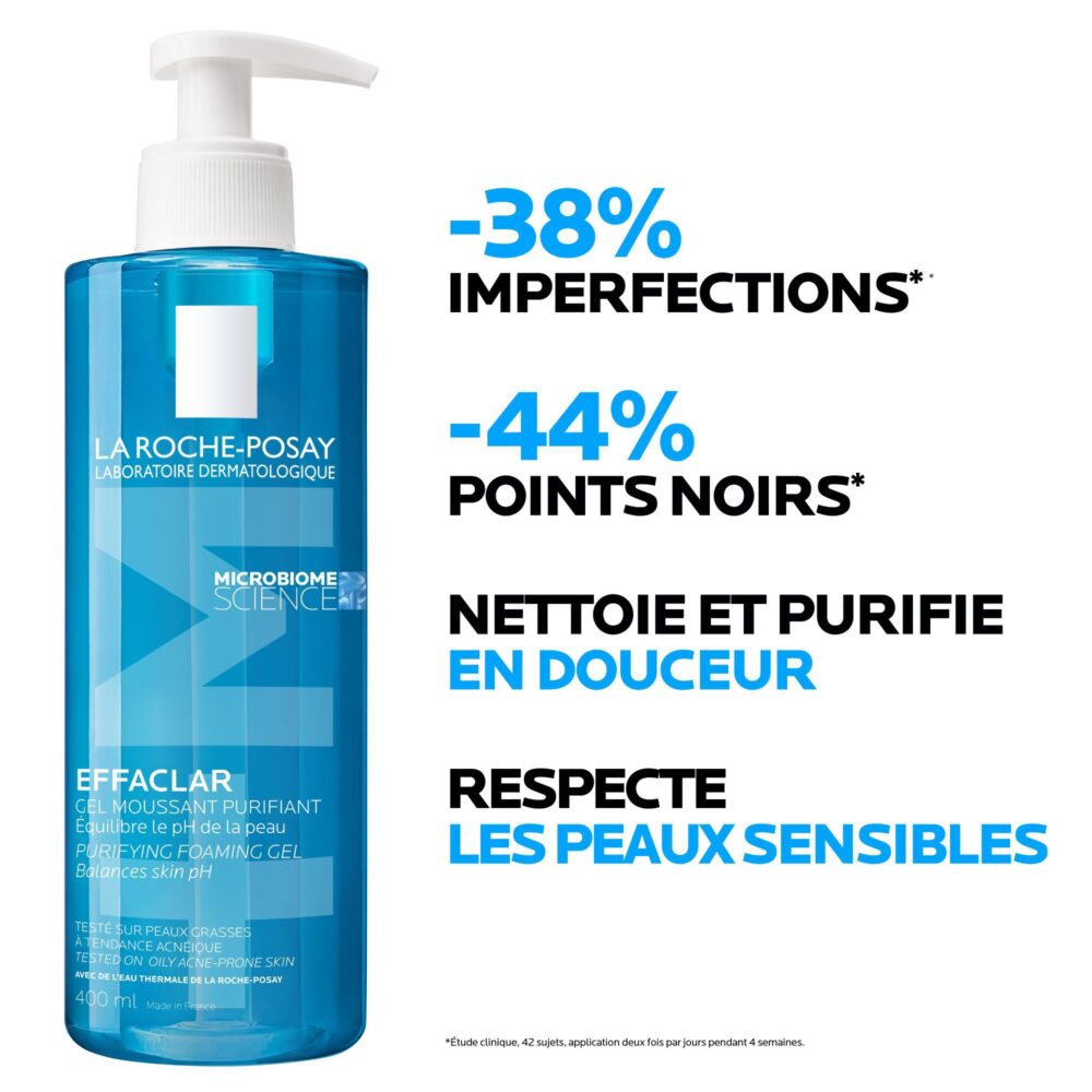 La roche posay effaclar gel moussant purifiant 400ml