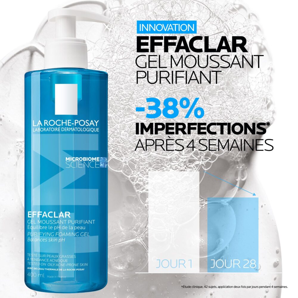 La roche posay effaclar gel moussant purifiant 400ml