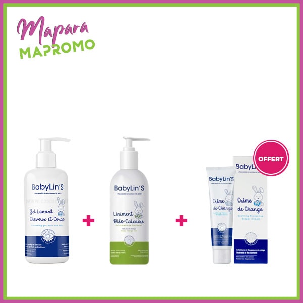 BABYLINS Gel Lavant Cheveux Et Corps 250ml + BABYLINS Liniment Oleo-calcaire 250ml + BABYLINS Creme De Change 75g (Offert)