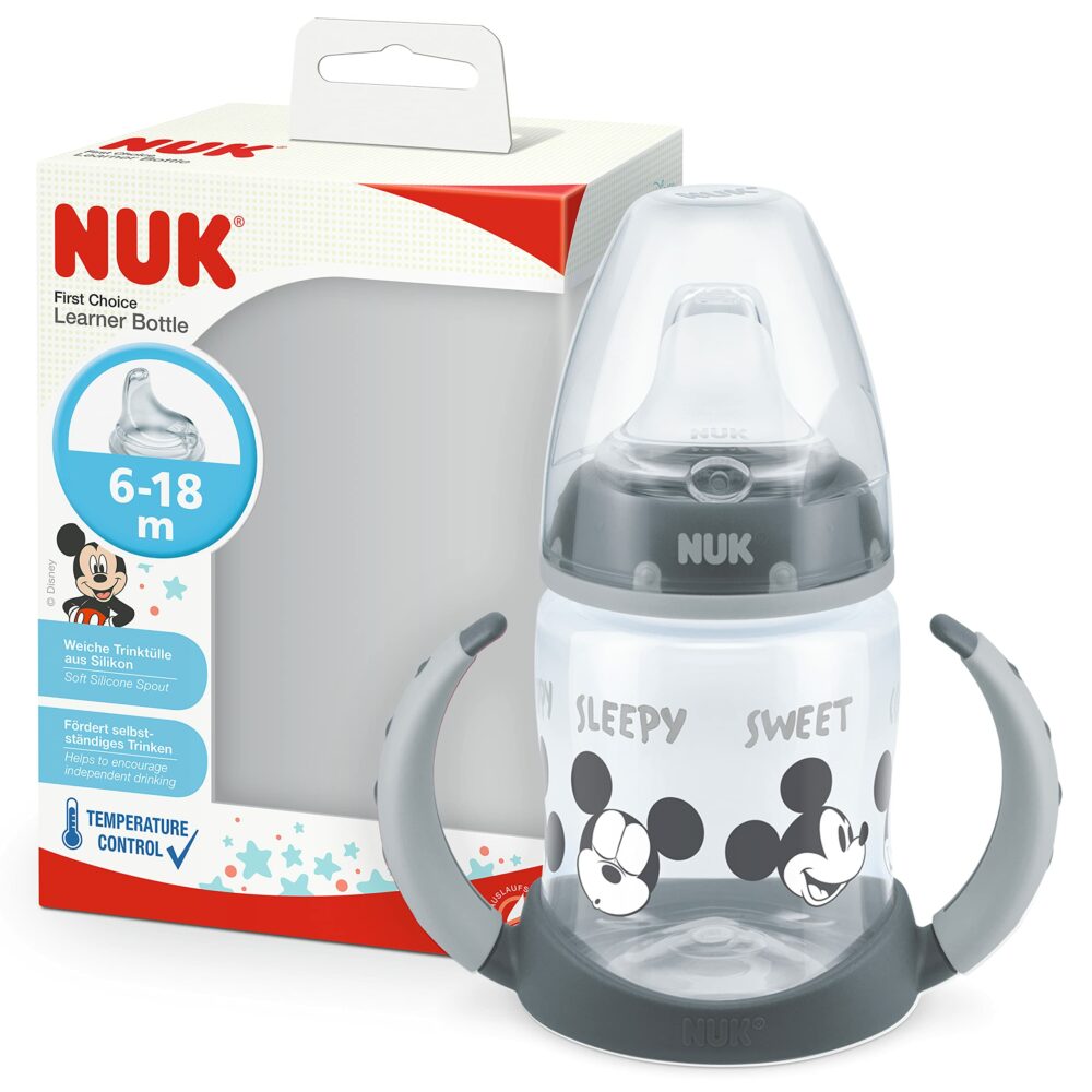 Nuk first choice tasse mickey mouse gris 150ml 6-18 mois