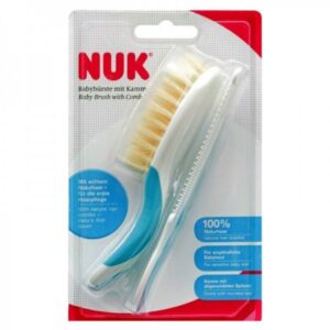 Brosse et peigne bleu nuk.