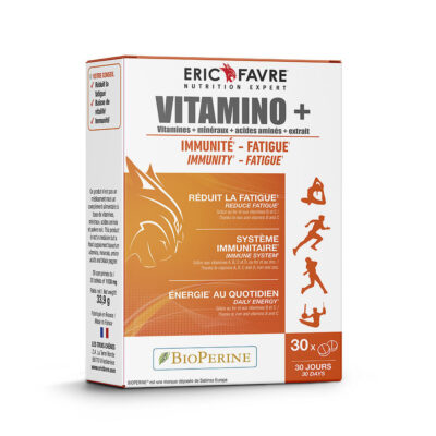 Eric Favre Vitamino+ Immunité, fatigue, Multivitamines et Minéraux
