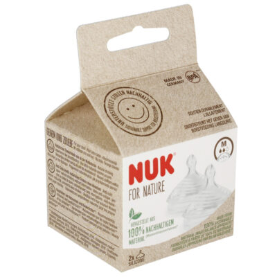 Nuk 2 tétines nature sense silicone teats - size: m
