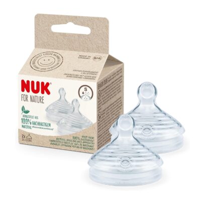 NUK 2 Tétines Nature Sense Silicone Teats - Size: M