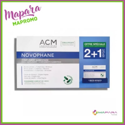 ACM NOVOPHANE Ongles et Cheveux 2 mois+ 1 mois (Offert)