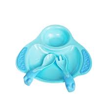 baby pur assiette bleu