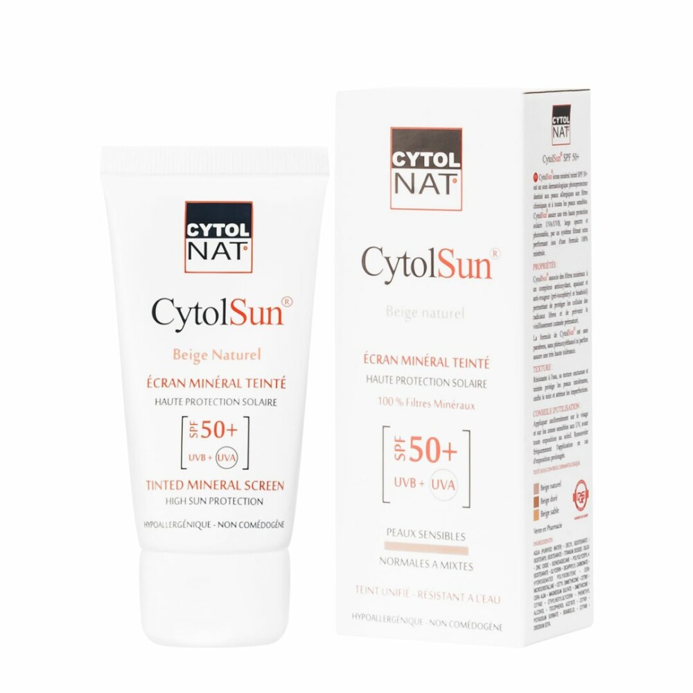 Cytolnat cytolsun ecran spf50+ teinte beige naturel