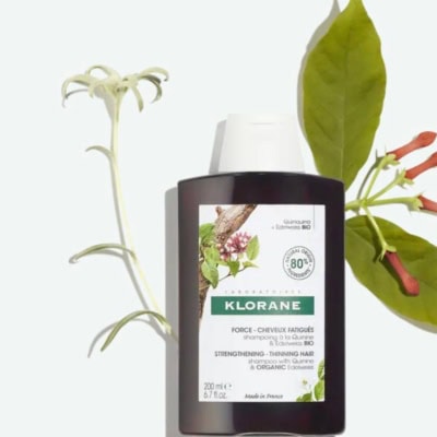 KLORANE Shampooing Traitant Fortifiant à La Quinine et Edelweiss Bio 200ML