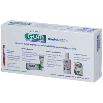 Gum dentifrice original white duo 75ml
