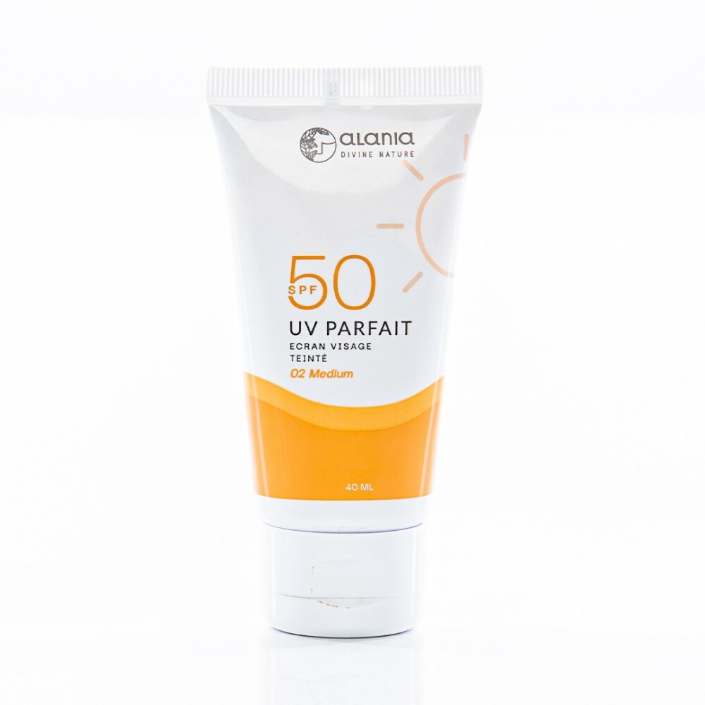 Alania uv parfait ecran solaire visage teinte 02 medium 40ml