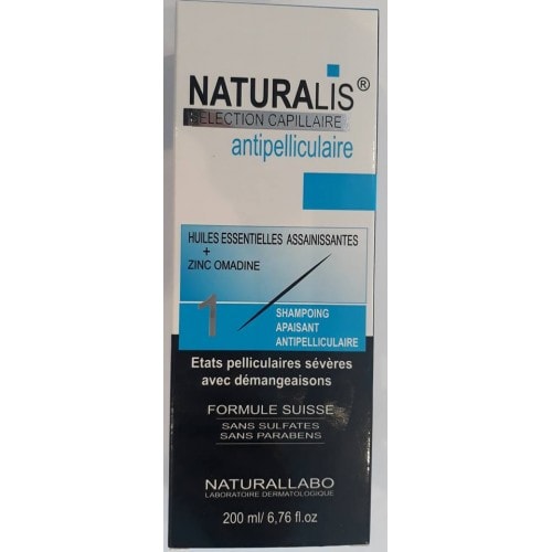 naturalis shampoing anti pelliculaire 200ml