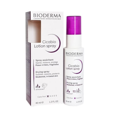 bioderma cicabio lotion reparatrice assechante peaux lesees 40ml 