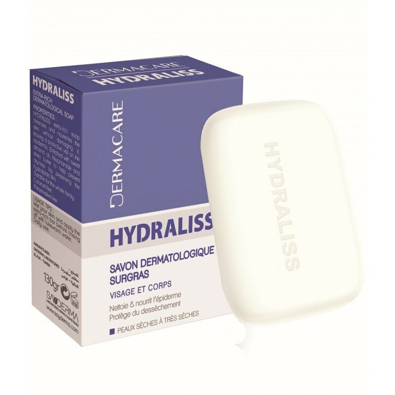 dermacare savon dermatologique surgras hydraliss 130 gr