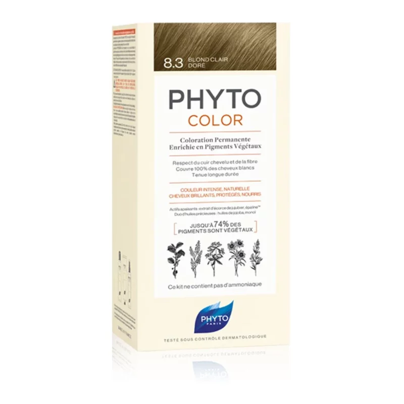 phyto phytocolor 8.3 blond clair dore