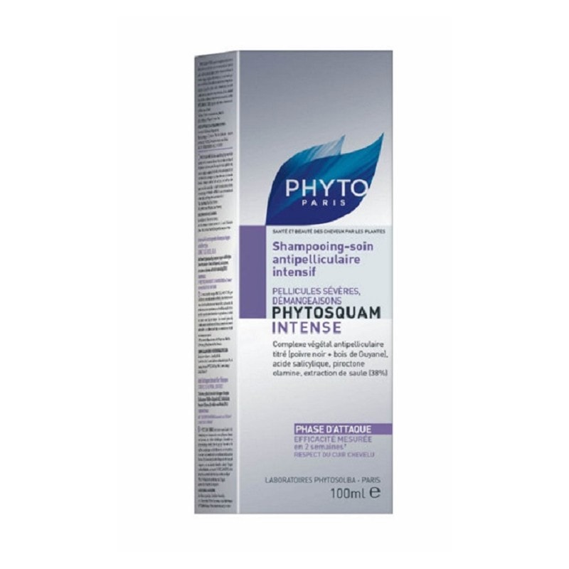phyto phytosquam shampooing soin antipelliculaire 100 ml