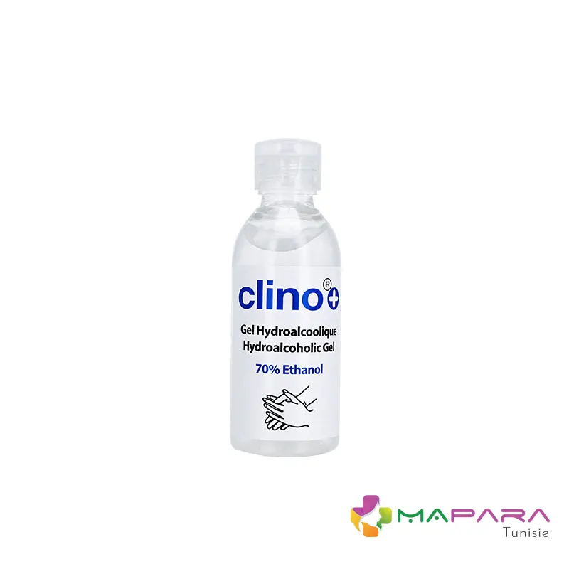 clino+ gel mains hydroalcoolique 70% 50ml
