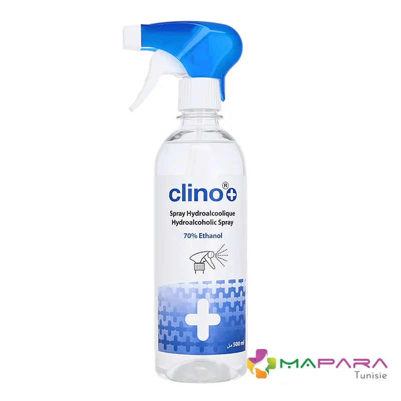 clino+ spray hydroalcoolique 500ml