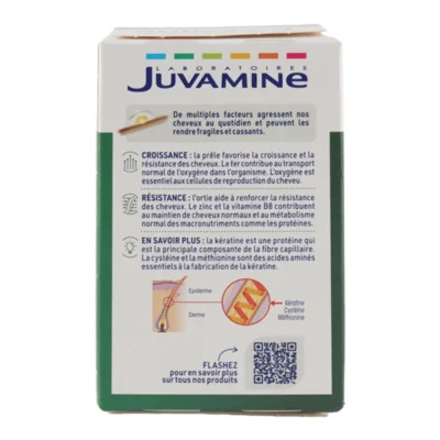 Juvamine expert force capillaire 60 comprimés Juvamine expert force capillaire 60 comprimés
