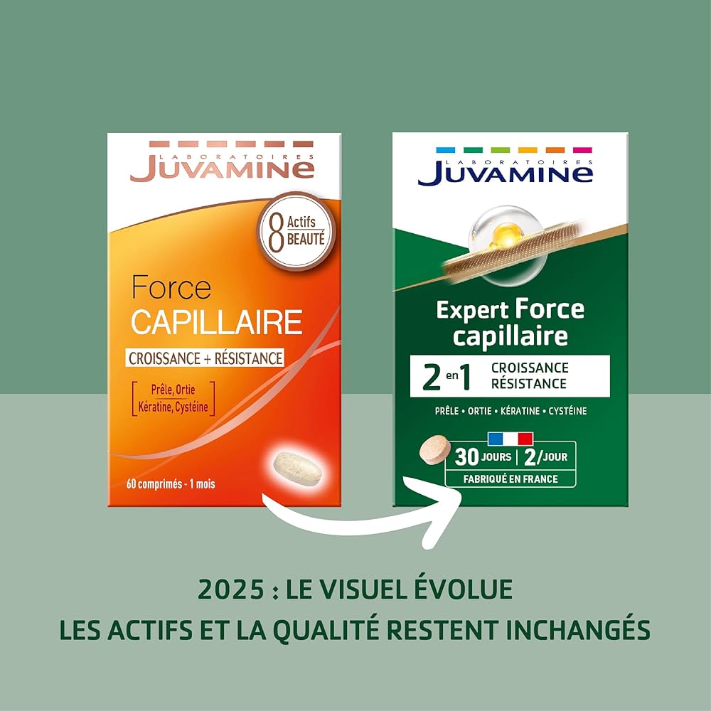 Juvamine expert force capillaire 60 comprimés Juvamine expert force capillaire 60 comprimés