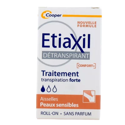 Etiaxil détranspirant confort+ aisselles roll-on 15ml