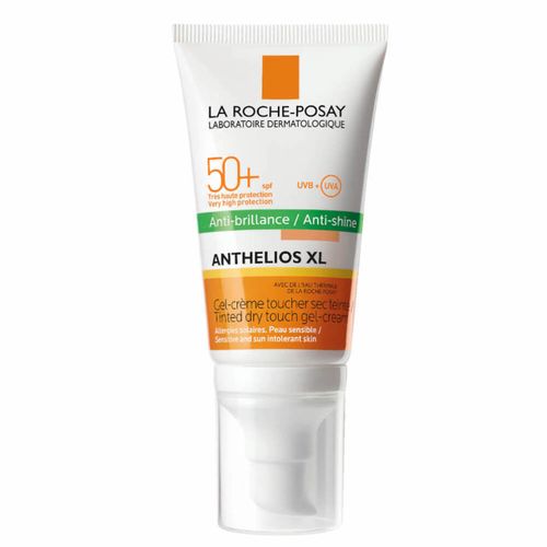 la roche posay anthelios xl gel crème toucher sec anti brillance teinté spf50 50ml