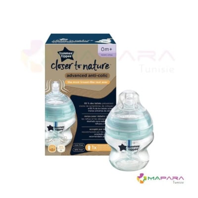 Tommee Tippee Biberon Advanced Anti-colique 0M+ 150ml - MaparaTunisie