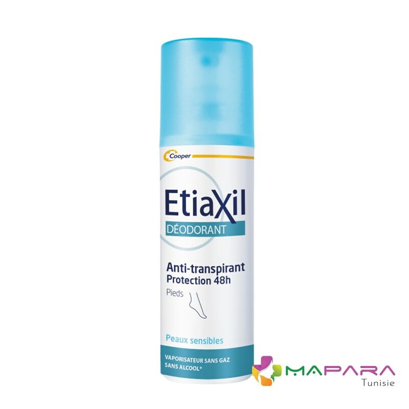 etiaxil anti transpirant protection 48h spray sans gaz 100ml