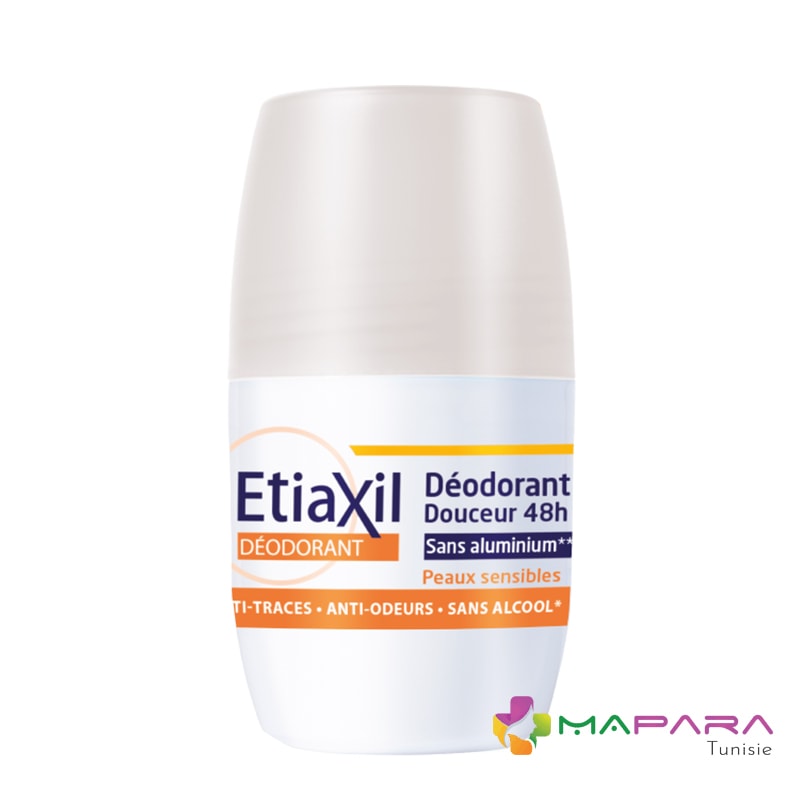 etiaxil deodorant douceur 48h roll on 50ml