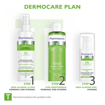 Pharmaceris t sebo almond peel crème nuit exfoliante 50ml