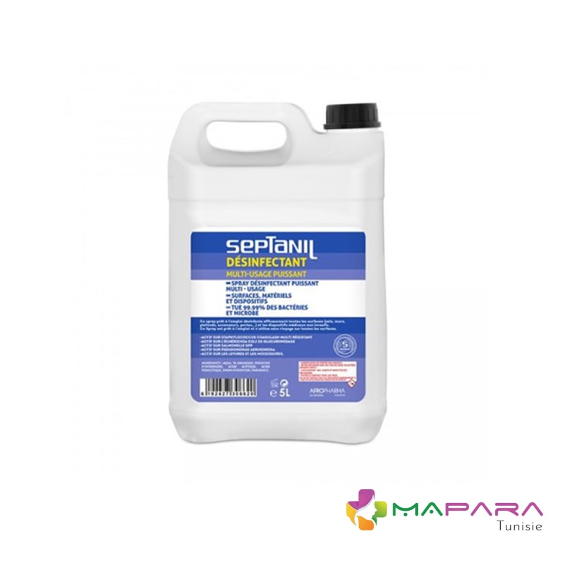 spray desinfectant puissant multi usage septanil 5l