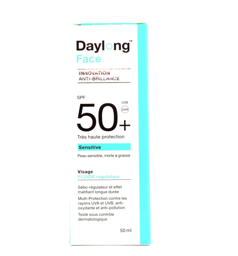 Daylong face sensitive spf 50+ fluide regulateur 50ml – image 3
