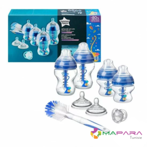 Tommee tippee advanced anti colique kit naissance bleu