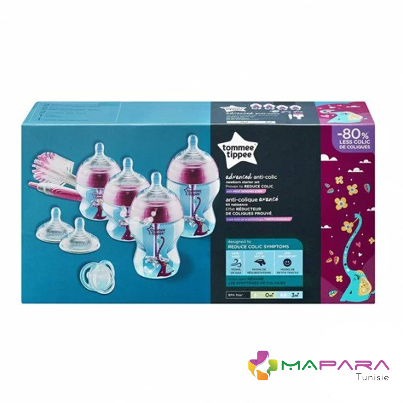 tommee tippee advanced anti colique kit naissance rose maparatunisie 2