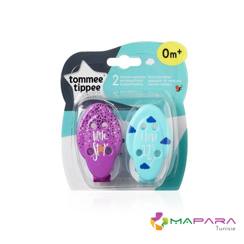 tommee tippee clip on attache sucette 0m x2 maparatunisie 3