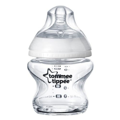 tommee tippee close to nature biberon blanc en verre 0m 150ml mapara